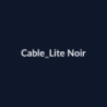 Cable Lite Noir fiche