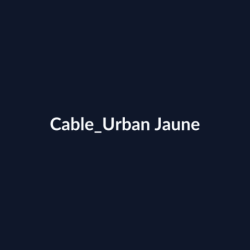 Cable Urban Jaune fiche