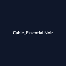 Cable Essential Noir fiche