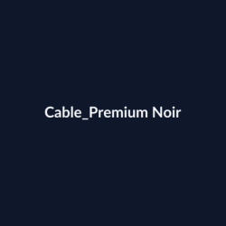 Cable Premium Noir fiche