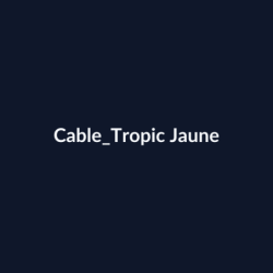 Cable Tropic Jaune fiche
