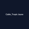 Cable Tropic Jaune fiche