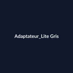 Adaptateur Lite Gris fiche