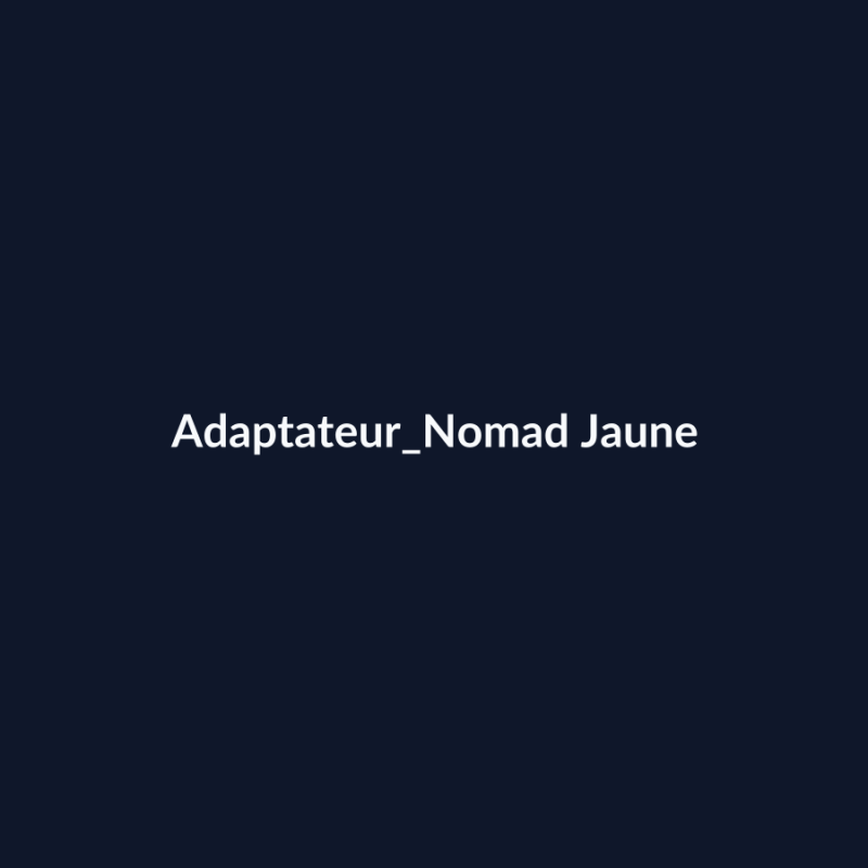Adaptateur Nomad Jaune fiche