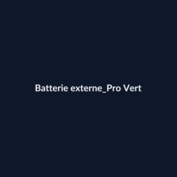 Batterie externe Pro Vert fiche
