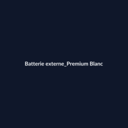 Batterie externe Premium Blanc fiche