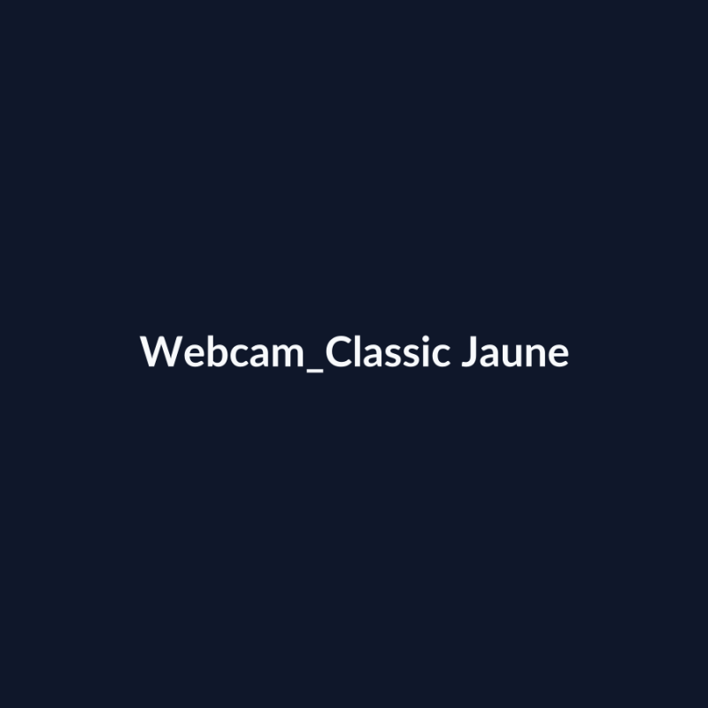 Webcam Classic Jaune fiche