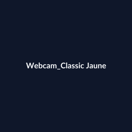 Webcam Classic Jaune fiche