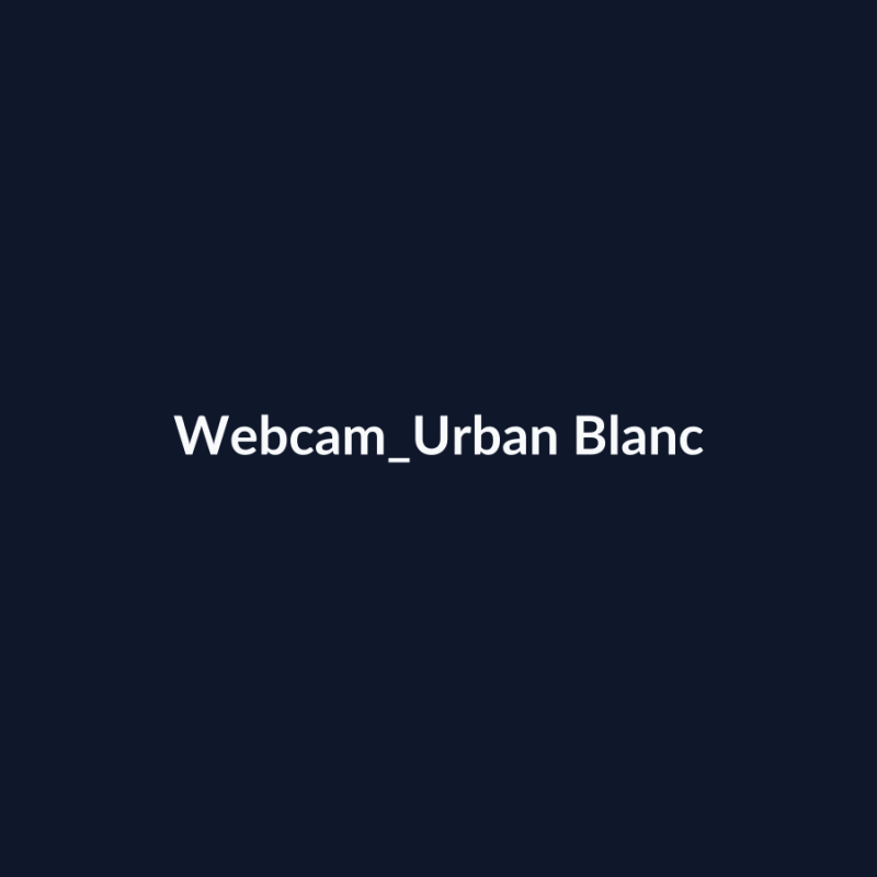 Webcam Urban Blanc fiche