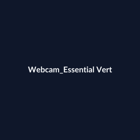 Webcam Essential Vert fiche
