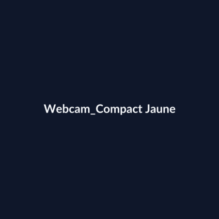 Webcam Compact Jaune fiche