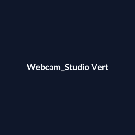 Webcam Studio Vert fiche