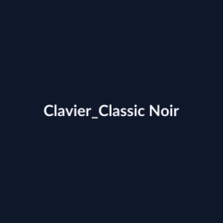 Clavier Classic Noir fiche