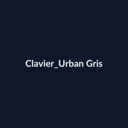 Clavier Urban Gris fiche