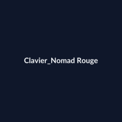 Clavier Nomad Rouge fiche