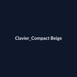 Clavier Compact Beige fiche