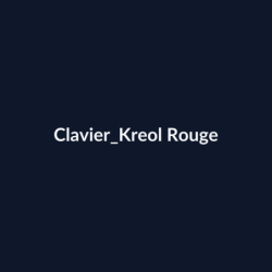 Clavier Kreol Rouge fiche