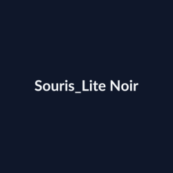 Souris Lite Noir fiche