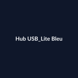 Hub USB Lite Bleu fiche