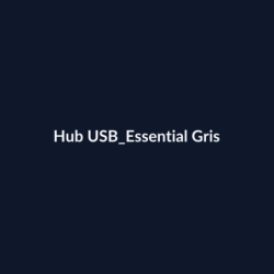 Hub USB Essential Gris fiche