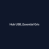 Hub USB Essential Gris fiche