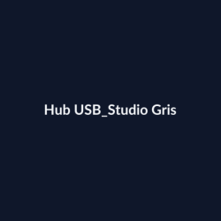 Hub USB Studio Gris fiche