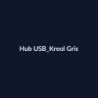 Hub USB Kreol Gris fiche