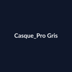 Casque Pro Gris fiche