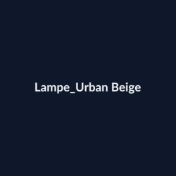 Lampe Urban Beige fiche