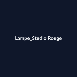 Lampe Studio Rouge fiche
