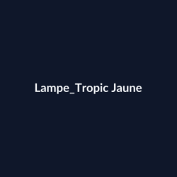Lampe Tropic Jaune fiche