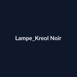 Lampe Kreol Noir fiche