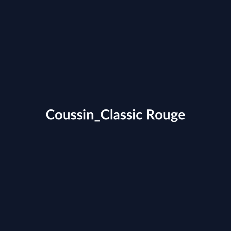 Coussin Classic Rouge fiche