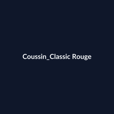 Coussin Classic Rouge fiche