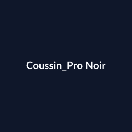 Coussin Pro Noir fiche