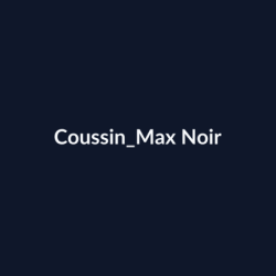 Coussin Max Noir fiche