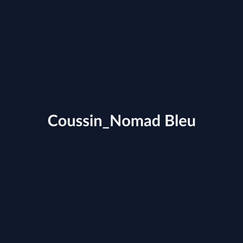 Coussin Nomad Bleu fiche