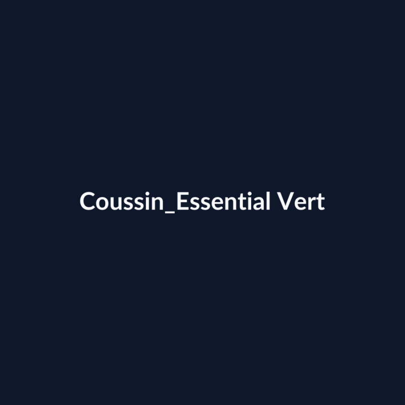 Coussin Essential Vert fiche