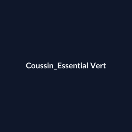 Coussin Essential Vert fiche