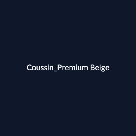 Coussin Premium Beige fiche