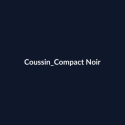 Coussin Compact Noir fiche