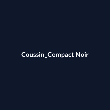 Coussin Compact Noir fiche
