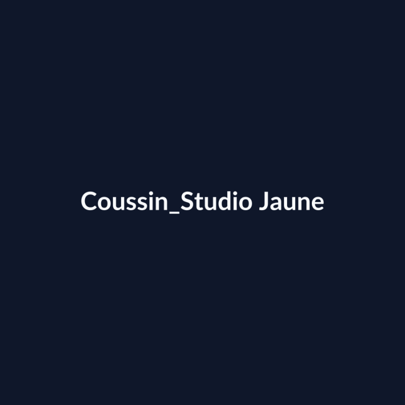 Coussin Studio Jaune fiche