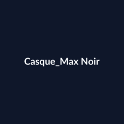 Casque Max Noir fiche