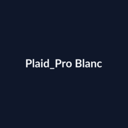 Plaid Pro Blanc fiche
