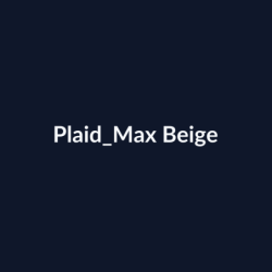 Plaid Max Beige fiche