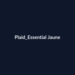 Plaid Essential Jaune fiche