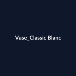 Vase Classic Blanc fiche