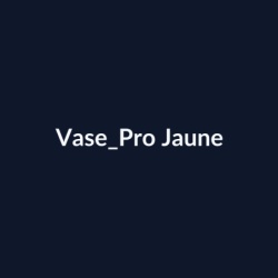 Vase Pro Jaune fiche