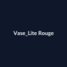 Vase Lite Rouge fiche